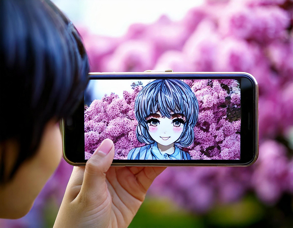 キャラクターのAR