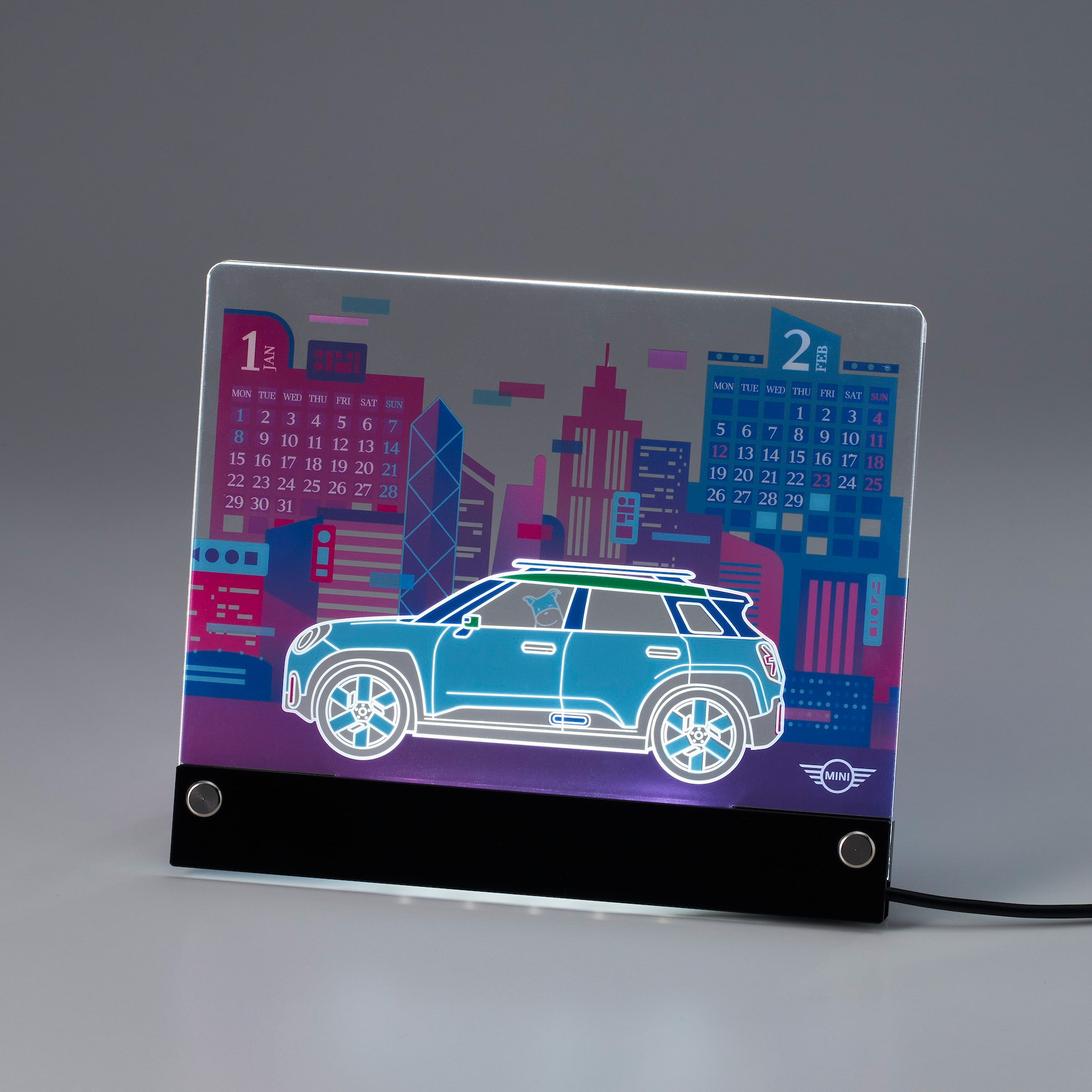 ビー・エム・ダブリュー株式会社 『2023 CALENDAR MINI GREEN 365.』 『MINI DAY-NIGHT SHIFT CALENDAR　2024』 を当社で製作